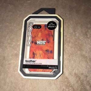 Incipio iPhone 5 feather ultra thin snap case NOS energy drink New